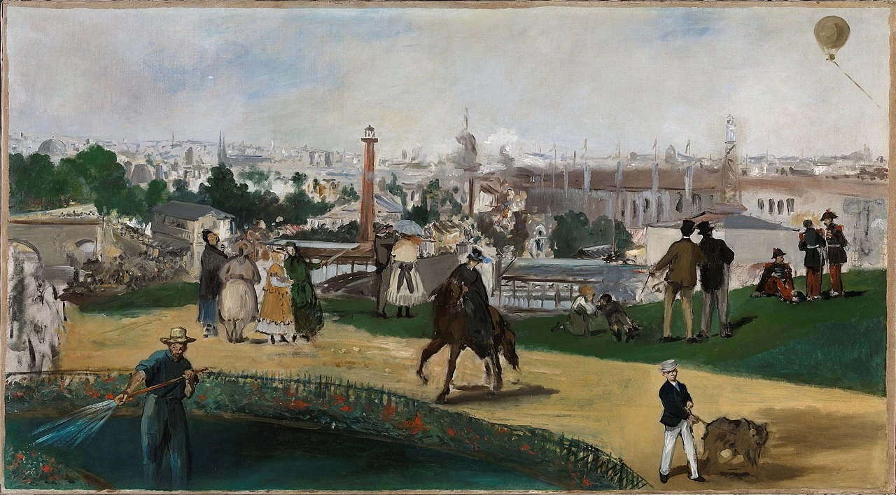  348-Édouard Manet, Veduta dell'Esposizione Universale del 1867-National Museum of Art, Architecture and Design, Oslo 